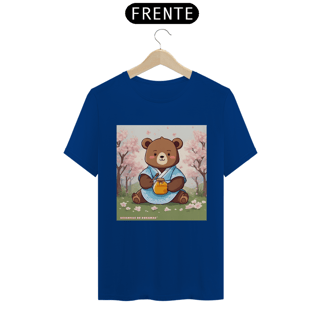 Nome do produto Camiseta Unissex Blue Hanbok Honey Bear