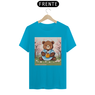 Nome do produto Camiseta Unissex Blue Hanbok Honey Bear