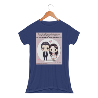 Nome do produto Baby Look Sport Dry UV - Oh My V - Chibi style para treinar