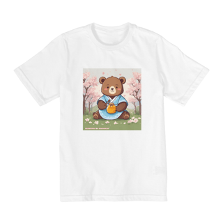 Nome do produto Camiseta Infantil Blue Hanbok Honey Bear (de 2 a 8 anos)