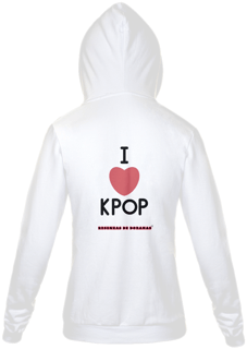 Moletom Kanguru I heart K-pop 