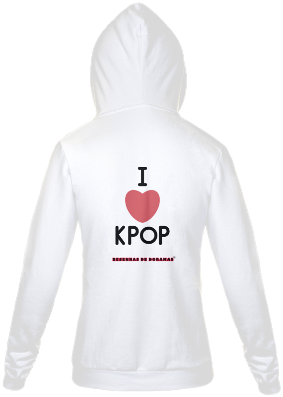 Moletom Kanguru I heart K-pop 