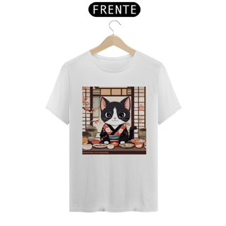 Nome do produto Camiseta Unissex Sushi Cat