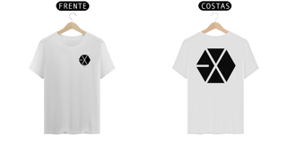 Camiseta Unissex EXO Logo frente e costas