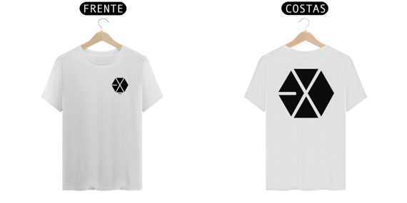 Camiseta Unissex EXO Logo frente e costas