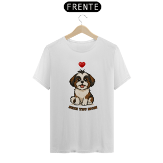 Camiseta Unissex Shih Tzu Mom