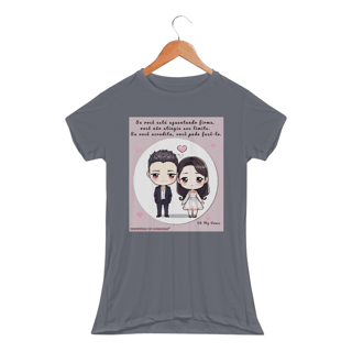 Nome do produto Baby Look Sport Dry UV - Oh My V - Chibi style para treinar
