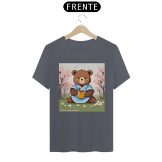 Nome do produto Camiseta Unissex Blue Hanbok Honey Bear