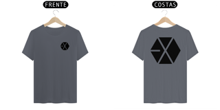 Nome do produto Camiseta Unissex EXO Logo frente e costas