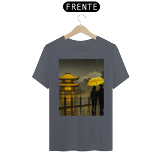Nome do produto Camiseta Unissex Guarda-Chuvas Amarelo