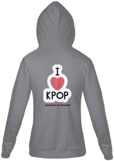 Nome do produto Moletom Kanguru I heart K-pop 
