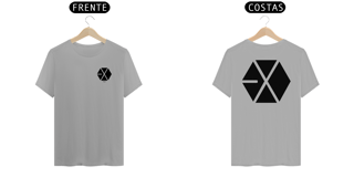 Nome do produto Camiseta Unissex EXO Logo frente e costas