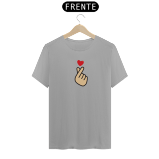 Nome do produto Camiseta Unissex Coração Coreano Colors