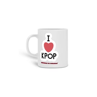 Caneca I heart K-Pop