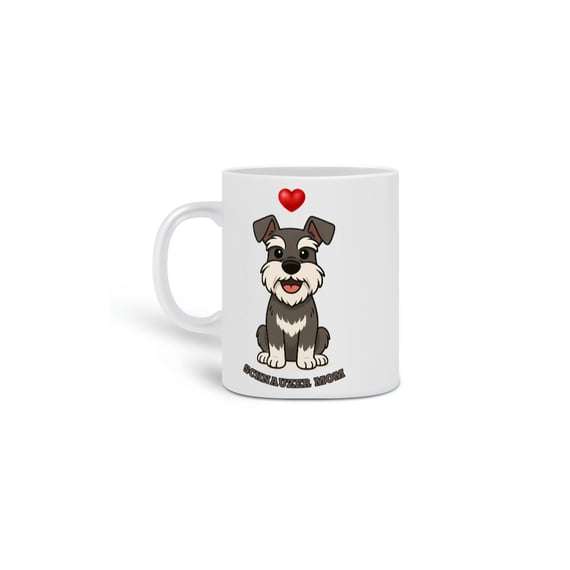 Caneca Schnauzer Mom
