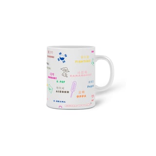 Nome do produto Caneca Aula de Hangul 