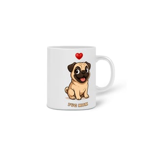 Nome do produto Caneca Pug Mom