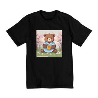 Nome do produto Camiseta Infantil Blue Hanbok Honey Bear (de 2 a 8 anos)