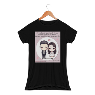 Nome do produto Baby Look Sport Dry UV - Oh My V - Chibi style para treinar