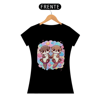 Nome do produto Baby Look Lontrinhas