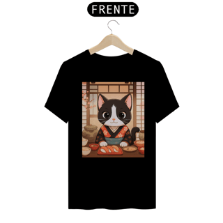 Nome do produto Camiseta Unissex Sushi Cat