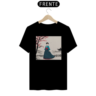 Nome do produto Camiseta Unissex Cerejeira e Hanbok