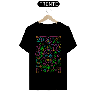Camiseta Unissex México Neon