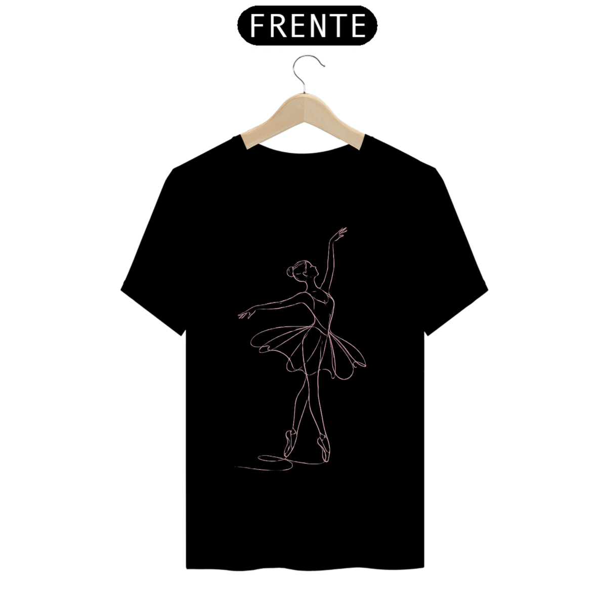 Nome do produto: Camiseta Unissex Ballerine