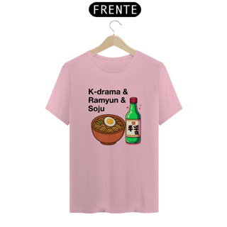 Nome do produto Camiseta Unissex K-drama & Ramyun & Soju