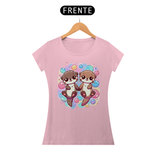 Nome do produto Baby Look Lontrinhas