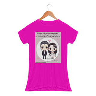 Nome do produto Baby Look Sport Dry UV - Oh My V - Chibi style para treinar