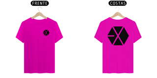 Nome do produto Camiseta Unissex EXO Logo frente e costas