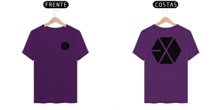 Nome do produto Camiseta Unissex EXO Logo frente e costas