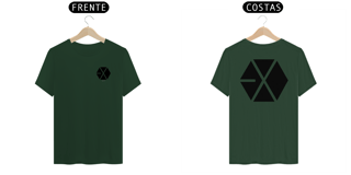 Nome do produto Camiseta Unissex EXO Logo frente e costas
