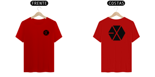 Nome do produto Camiseta Unissex EXO logo - frente e costas