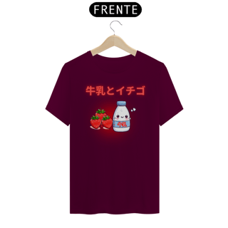 Nome do produto Camiseta Unissex Gyūnyū to ichigo