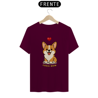 Nome do produto Camiseta Unissex Corgi Mom