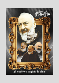 Nome do produto POSTER Santo Padre Pio 