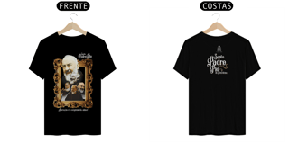 Nome do produto Santo Padre Pio - Camiseta Premium