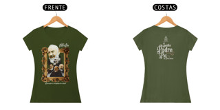 Nome do produto BABY LOOK Santo Padre Pio