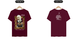 Nome do produto Santo Padre Pio - Camiseta Premium