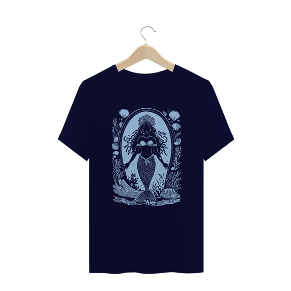 Camiseta Plus Size Iemanjá nas Águas do Axé 