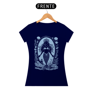 Nome do produtoCamiseta Iemanjá nas Águas do Axé