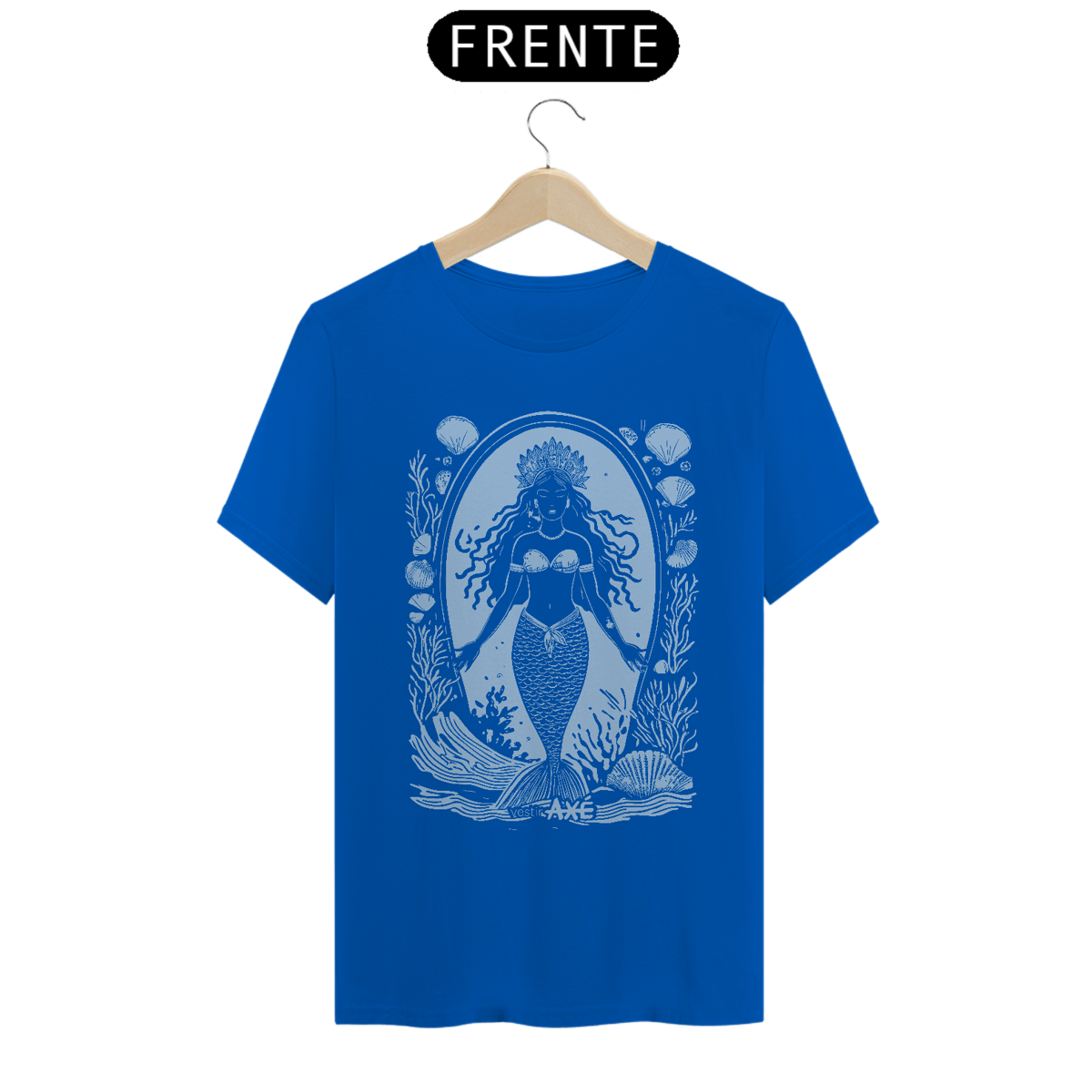 Nome do produto: Camiseta Iemanjá nas Águas do Axé