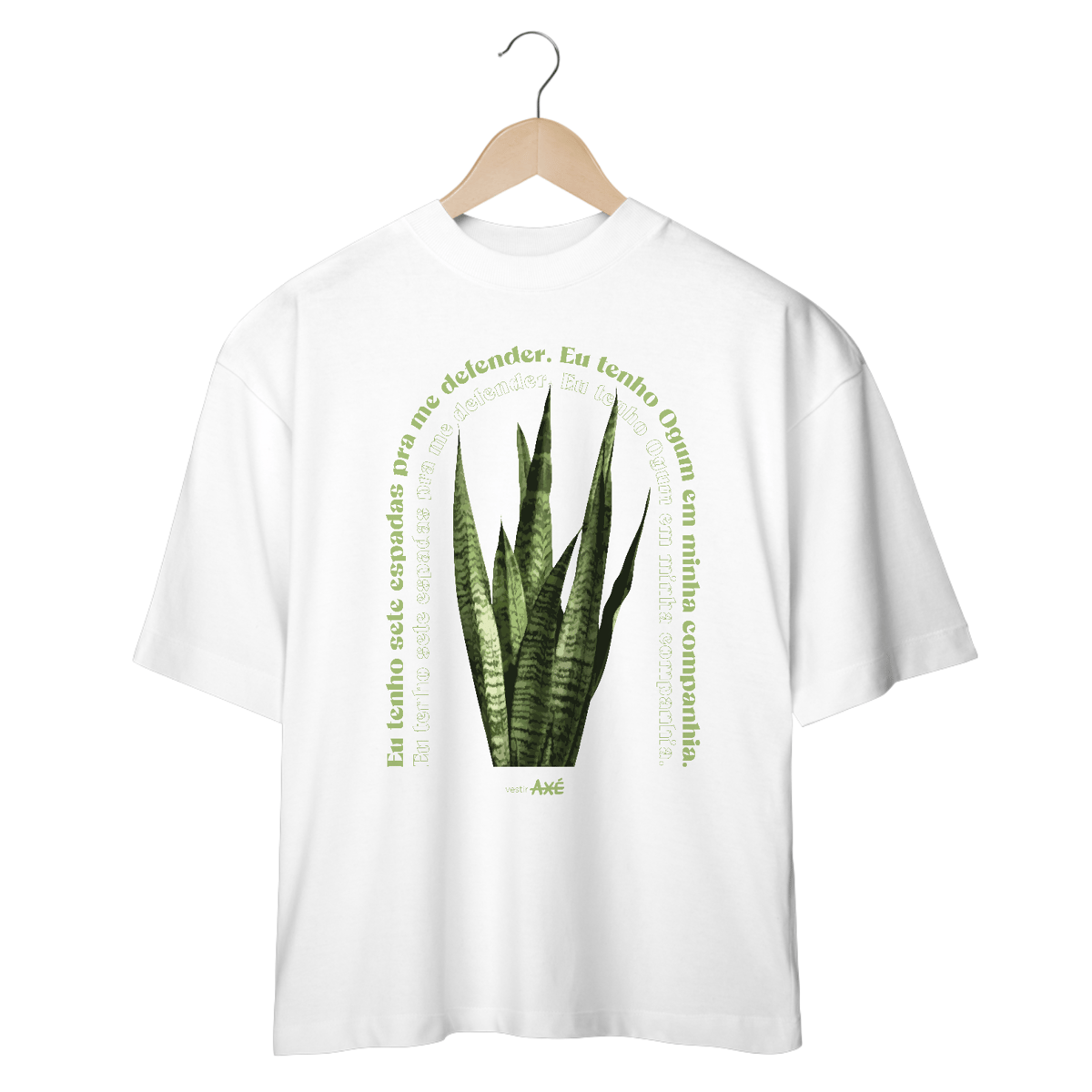 Nome do produto: Camiseta Oversized Ogum Sete Espadas