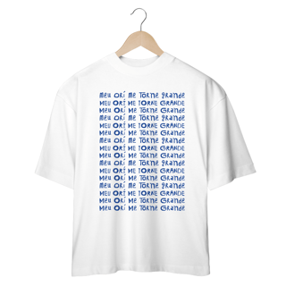 Nome do produtoCamiseta Oversized Meu Orí me torne grande