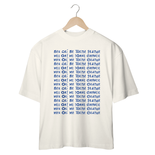 Camiseta Oversized Meu Orí me torne grande