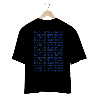 Nome do produtoCamiseta Oversized Meu Orí me torne grande