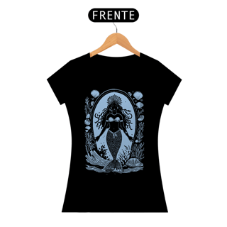 Nome do produtoCamiseta Iemanjá nas Águas do Axé