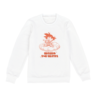 Nome do produto MOLETOM: GOKU MACARRÃO COM SALSICHA